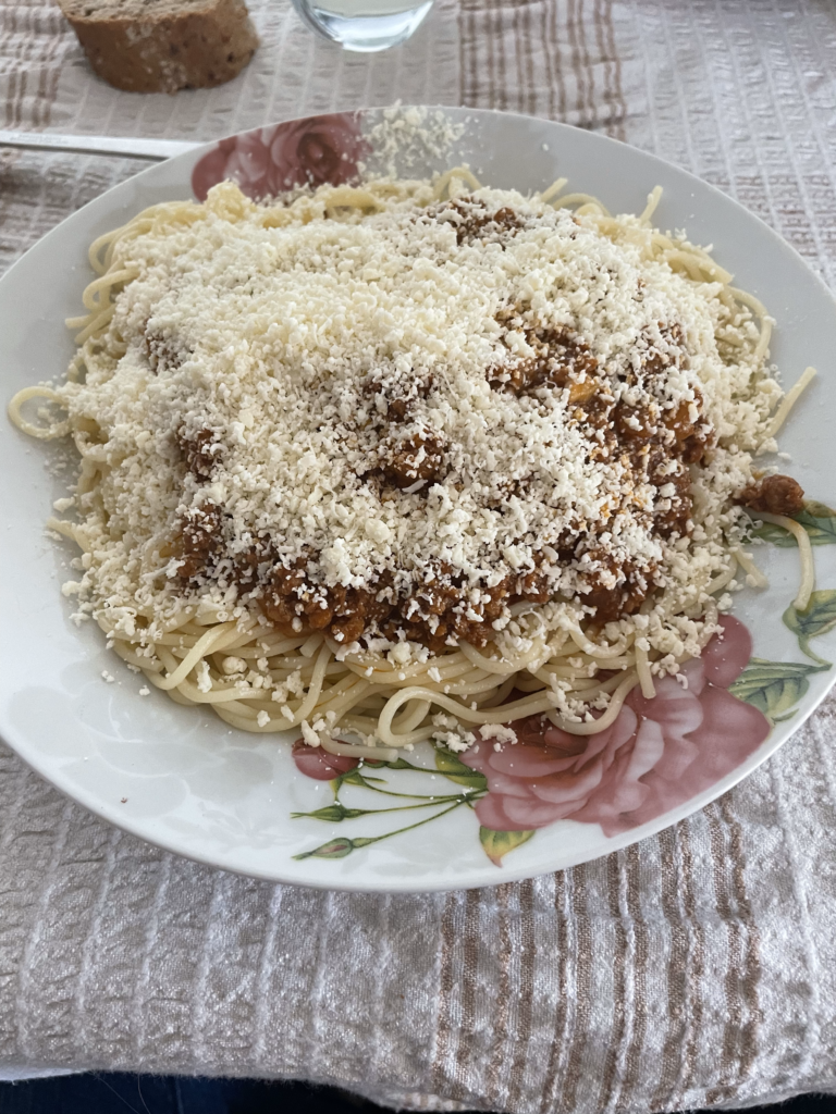 Pasta with Ground Beef